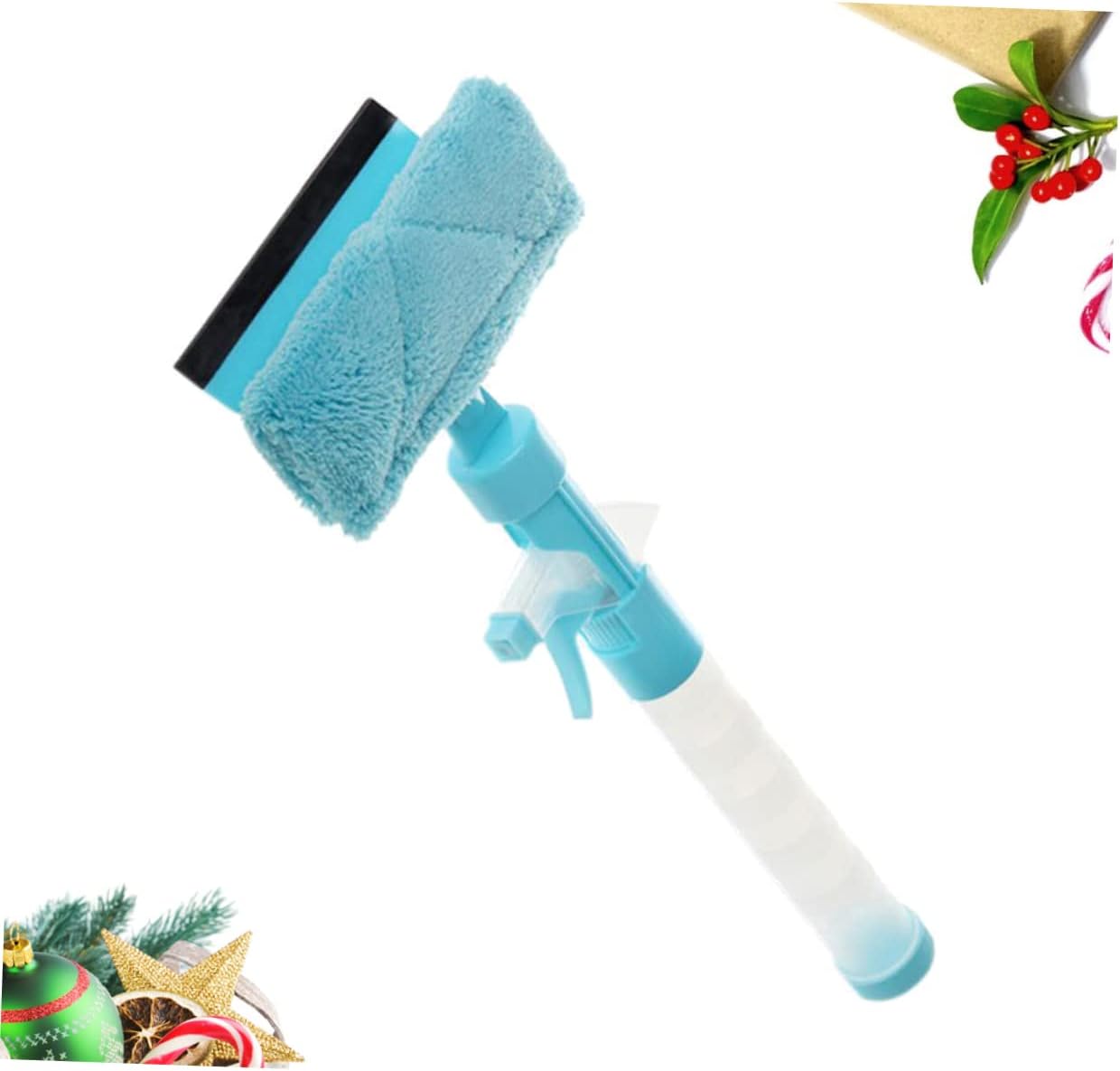 3 In 1 Window Cleaner Spray Bottle, Wiper And Sponge