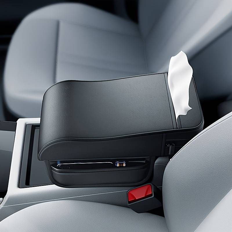 Multifunctional Armrest Box with Tissue box