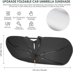 360° Rotation  Car Windshield Sun Shade Umbrella