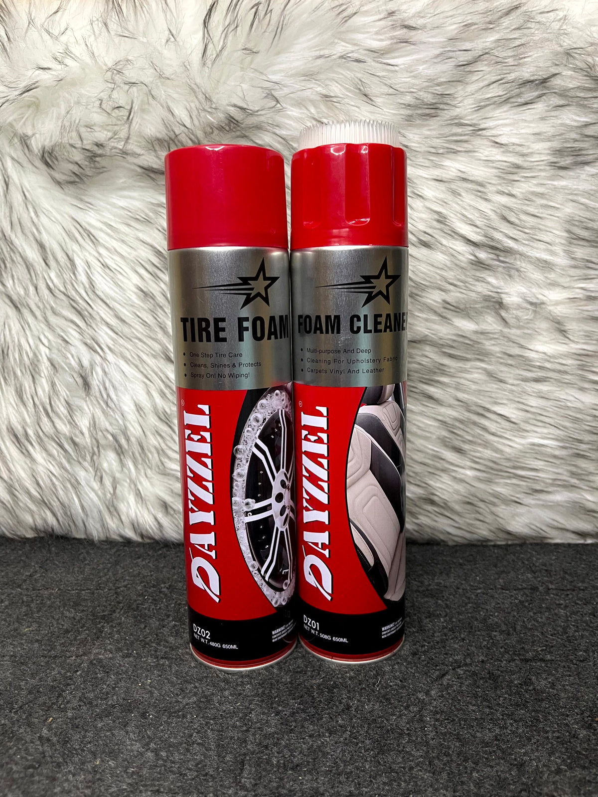 DAYZZEL-2 IN 1 ( TIRE FOAM & FOAM CLEANER )